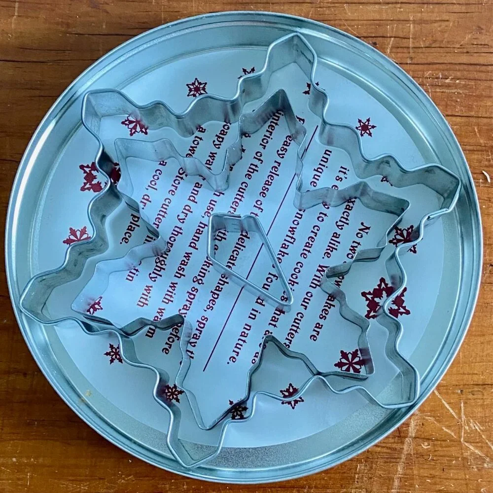 Vintage WILLIAMS-SONOMA Snowflake Cookie Cutters